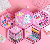 46-Piece Drawing Art Set for Kids – Watercolor Pencils, Crayons, Sketch Pens – Perfect for Birthday Return Gifts